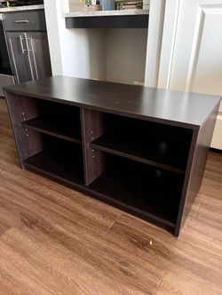 Dark Brown 4 Cube TV Stand in Great Condition (pick up Cedar Park)
