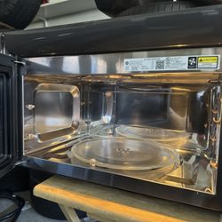 GE Profile 1.7 Cu. Ft. Stainless Steel Range Microwave With Convention Oven