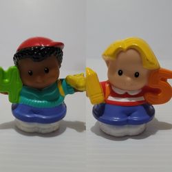 Fisher Price Little People Sonya Lee Preschool Girl Figure #4 #5 Kids Play 2005.
