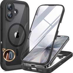 Brand New 3   Miracase for iPhone 17 Case 6.3'', Full-Body Military Grade Drop Protection Outdoor Phone case with Built-in Glass Screen &Camera Contro