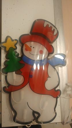 Lighted Snowman