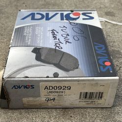 ADVICS Brake Pads Front AD0929
