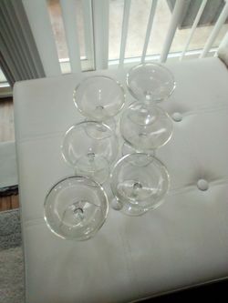 Martini Glasses lot of 6