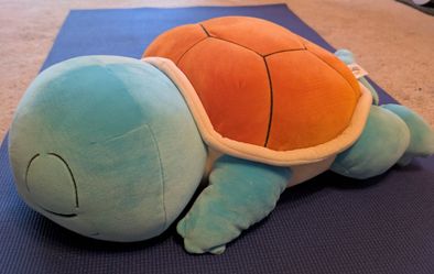 18 Inch Pokemon Jazwares Sleeping Squirtle Pillow Buddy Plush