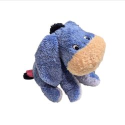 Disney Store Fluffy Baby Eeyore Plush 8" Gund Winnie The Pooh Gund Blue Parks