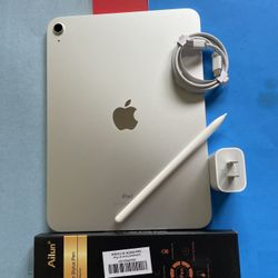 256gb Apple IPad 10th Generation (10.9” Liquid / 2022 model) with pen, keyboard, case & Accessories (warranty 2026) 