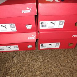 Puma Cleats 4 Pair For $40