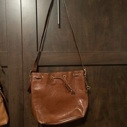 Fossil Crossbody Drawstring Bag