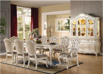 Chantelle Dining Room set with Hutch & Buffet by ACME