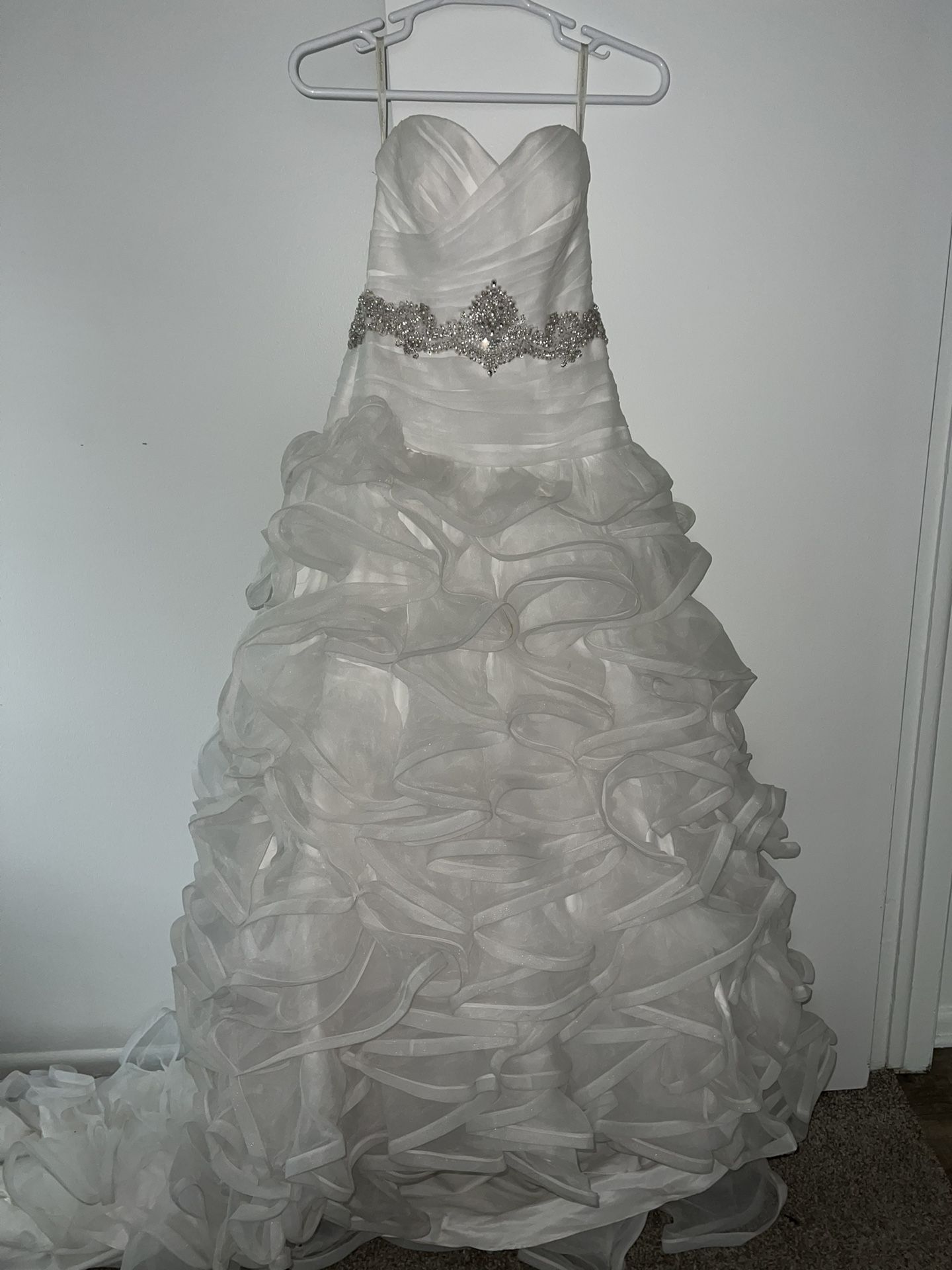 White David’s Bridal Wedding Dress From Galina Signature