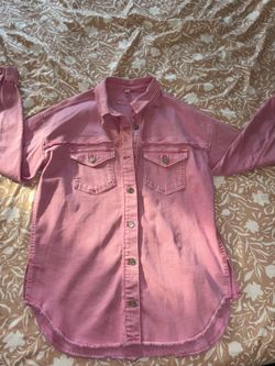 Pink Denim Jacket