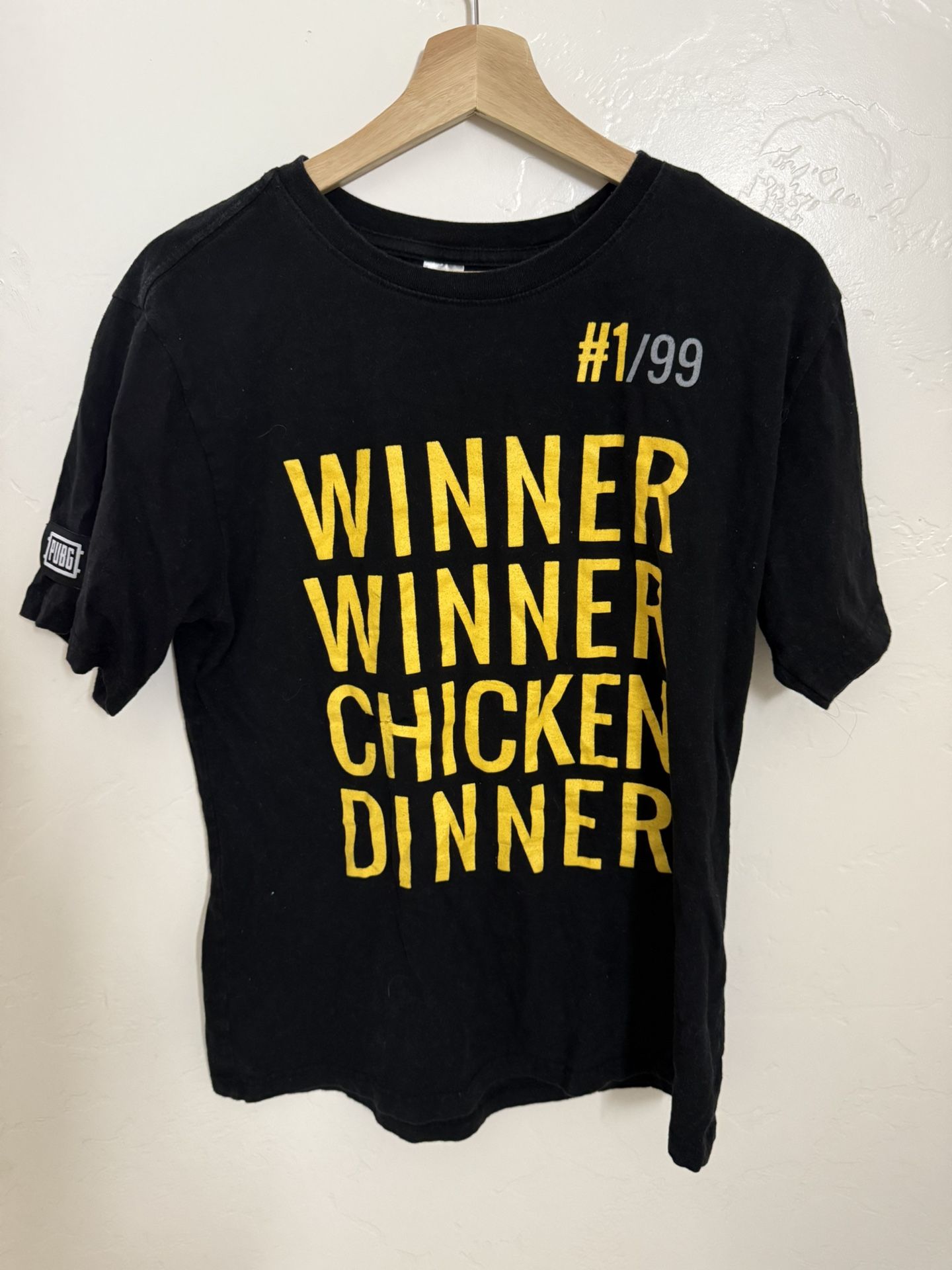 PUBG “Winner Winner Chicken Dinner” Limited Tee – Black