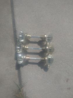 Antique crystal door Knobs