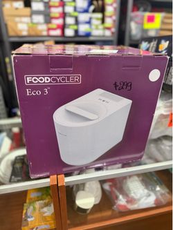 FoodCycler Eco 3 Countertop Electric Food Recycler 3.5L, 4 Carbon Filter Refills Included