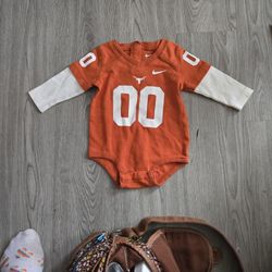 Baby long Sleeve Onies LONGHORNS