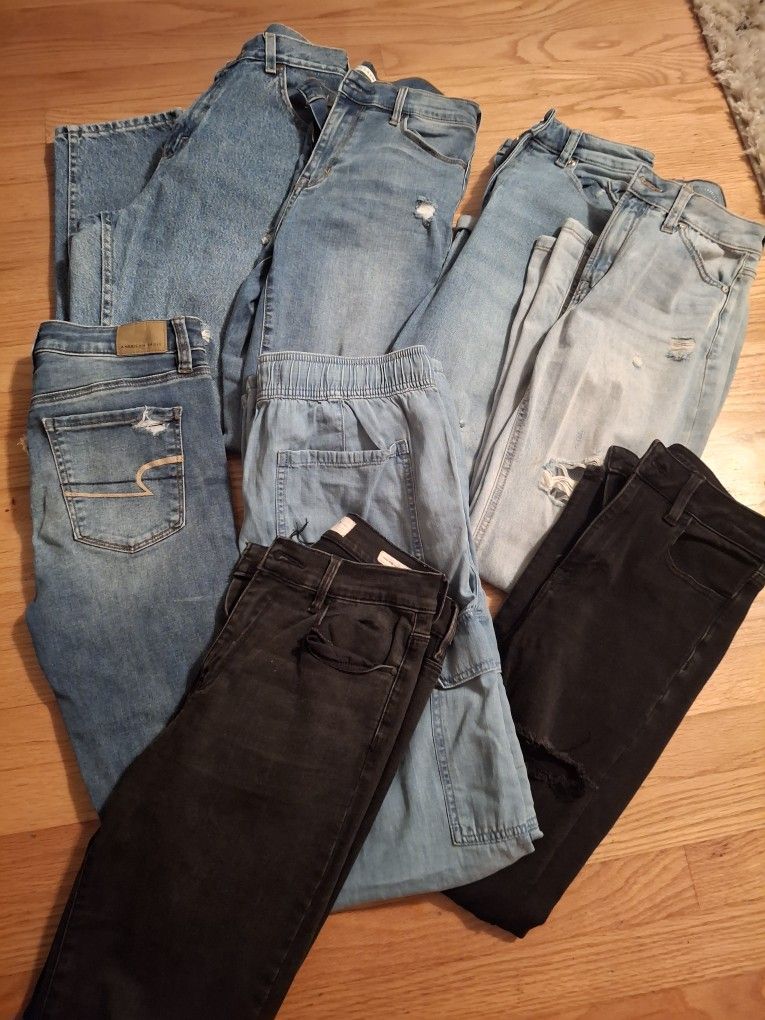 Lot Of Women's Brand Clothes Jeans