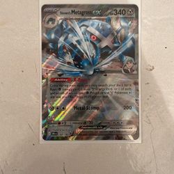 Steven's Metagross ex Pokemon • Destined Rivals Double Rare • 145/182