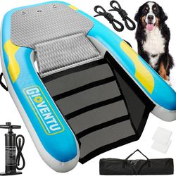 Inflatable Dog Pool Water Ramp 62"x 40" XL 220lbs