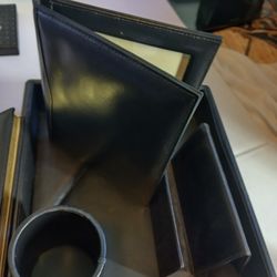 Desk Organizer Leather