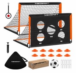 PAQUETE 2 PORTERÍAS DE FÚTBOL PARA NIÑO