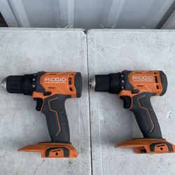 Ridgid 18volts Drill No battery No charger used Perfect condition Used $35 each $35 