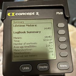 Concept 2 Rower (Black)