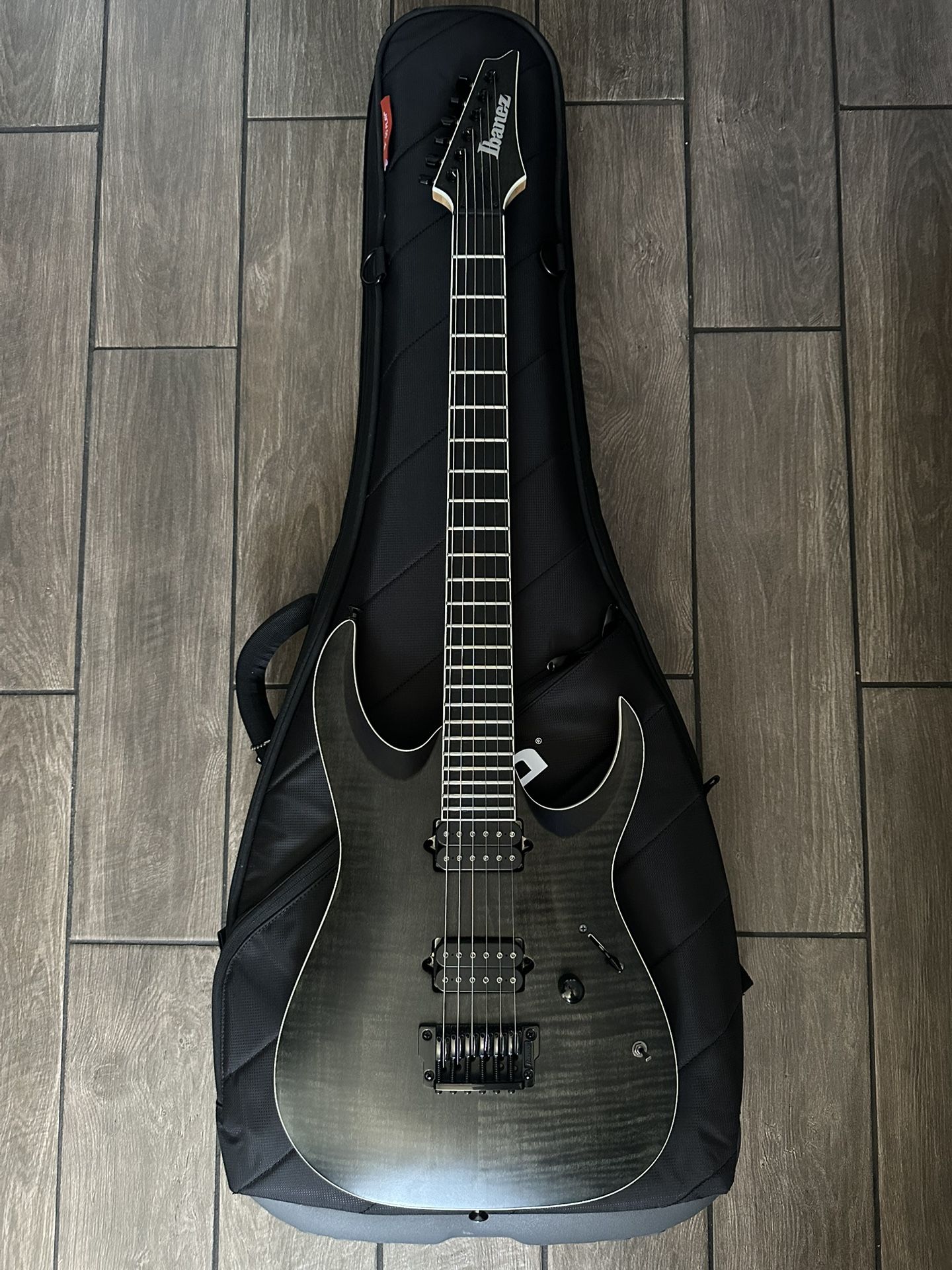 Ibanez RGAIX6FM-TGF Iron Label Transparent Gray Flat