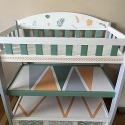 Unique painted Changing Table