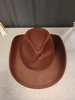 Brand New Brown Western Cowboy, Cowgirl Hat, Adjustable Cotton & Polyester, Men Women