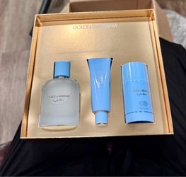 Dolce and Gabbana light blue set