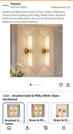 Wall sconces set of 2