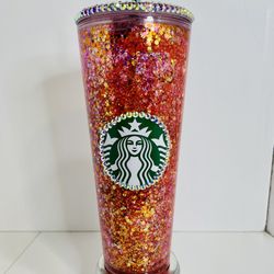 Snow Globe Starbucks Tumbler