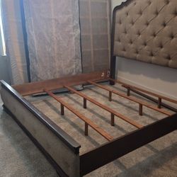 King Upholstered Bed Frame