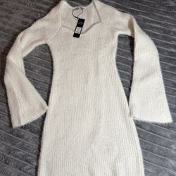 FashionNova Amirah Cozy Sweater Mini Dress Size Small NWT 