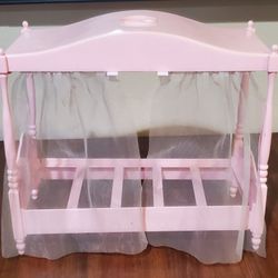 1991 Barbie Starlight Lace Canopy Bed  Model Number #3739 Mattel 1991