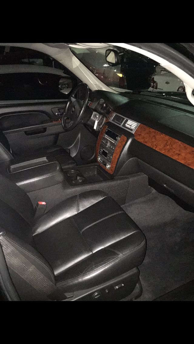 07-13 Silverado Tahoe LTZ Sierra Yukon black leather interior seats console dash etc OEM GM Parts
