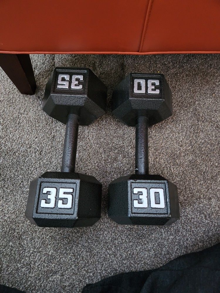 5lb-50lb Metal Hex Dumbbells