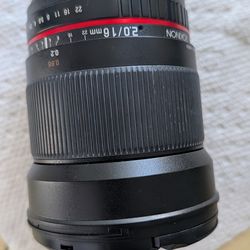 16 mm canon cine lens