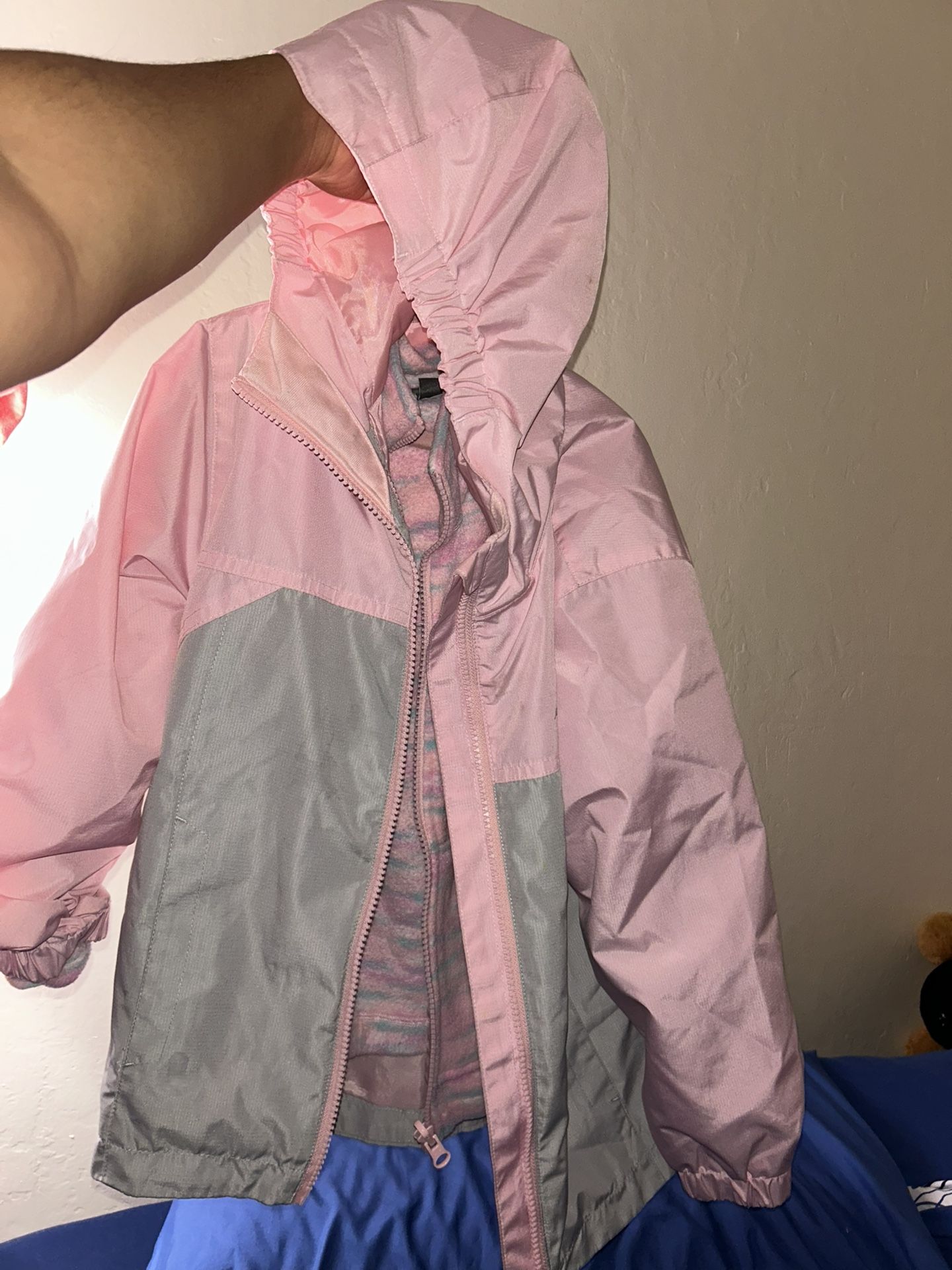 Young Girl Raincoat