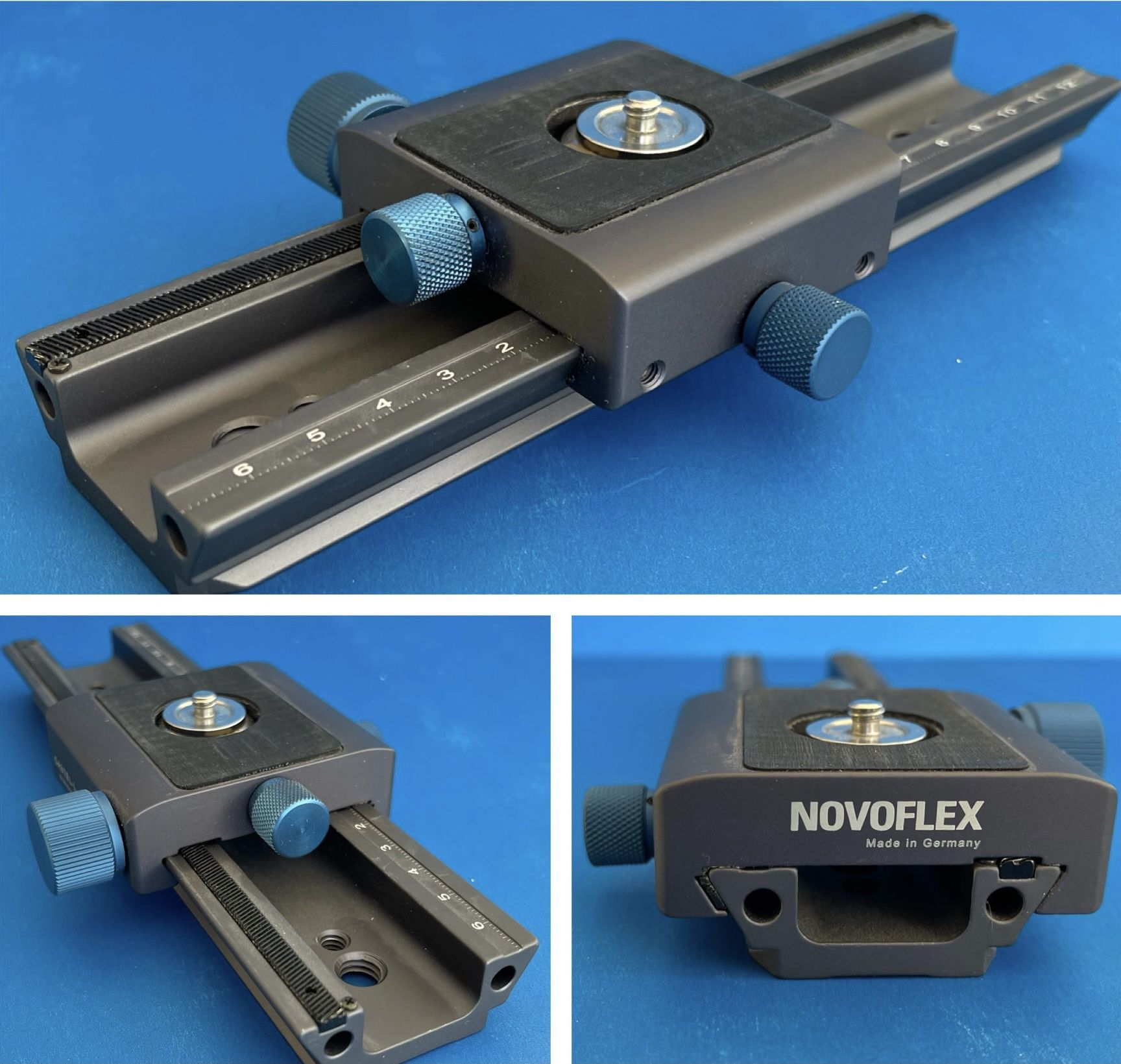 NOVOFLEX CASTEL-L Focusing Rack. Made in Germany