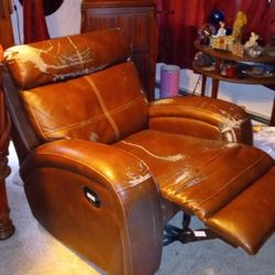 Free Leather Recliner 