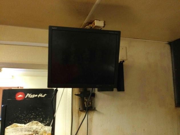 Kitchen Monitors w/ Wall Brackets & Wall Shelf