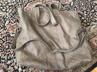 Cyan brand leather bag