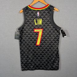 Jeremy Lin Atlanta Hawks Signed Jersey #7 NBA Basketball