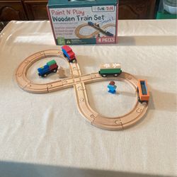 Wooden Train Set