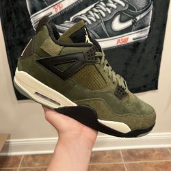 Size 12 Air Jordan 4 Craft Olive Brand New 