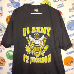 Vintage Late 1990s United States US Army Fort FT Jackson Colombia South Carolina Tee Shirt