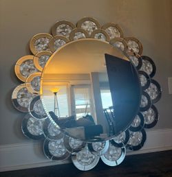 Nicole Miller Home Mother of Pearl Mirror