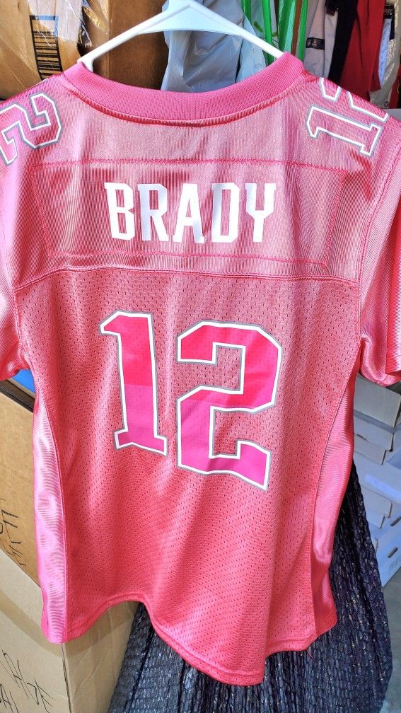 New With Tag New England PATRIOTS Tom Brady Pink Jersey Size Xxl Women's For $40