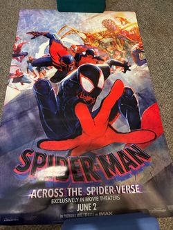 SPIDER-MAN ACROSS THE UNIVERSE IMAX poster from AMC 35x22